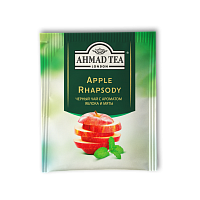 Чай черный Ahmad Tea Apple Rhapsody (Эппл Рапсоди с яблоком и мятой) 25 пакетиков