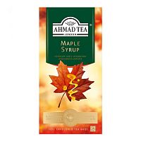 Зеленый чай Ahmad Tea Maple Syrup (Кленовый Сироп) в пакетиках  25*1,5гр.