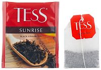 Чай в пакетиках Tess Sunrise (Санрайз) чёрный 100х1.8 гр набор 2 упаковки арт.0918-09-2