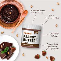 Кремовая арахисовая паста с шоколадом и кусочкакми арахиса Pintola Crunchy Chocolate 350 гр