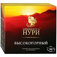 Чай в пакетиках Принцесса Нури 100 пак. х 2 гр. Высокогорный б/я