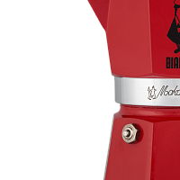 Гейзерная кофеварка Bialetti Moka Express 6 порций красная СЛ