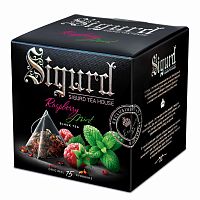 Чай черный малина-мята SIGURD TEA HOUSE Black Tea Raspberry & Mint 15*2гр