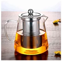 Чайник из жаропрочного стекла Class Teapot Орлеан с заварочной колбой из металла 750 мл