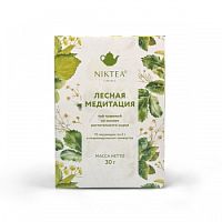Чай в пакетиках NikTea  Forest Meditation Лесная Медитация пирамидки 15х2г.