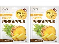 Фрукты сушеные Filipino Sun сушеный ананас 100 гр набор 2 пачки