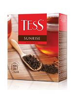 Чай в пакетиках Tess Sunrise (Санрайз) чёрный 100х1.8 гр набор 2 упаковки арт.0918-09-2