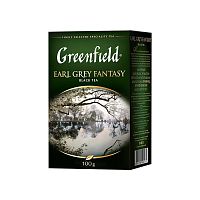 Чай черный ароматизированный Greenfield Earl Grey Fantasy (Эрл Грей Фэнтази) 100 г арт.0426-14-1