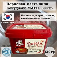 Паста соевая перцовая Кочудян MAEIL Midori 500 гр. (красная)