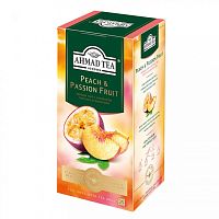 Чай черный Ahmad Tea Peach-Passion Fruit (Персик и Маракуйя) 25 пакетиков