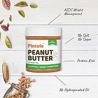 Кремовая арахисовая паста с кусочками арахиса без добавления сахара Pintola Crunchy Natural 2500 гр