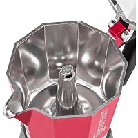Гейзерная кофеварка Bialetti Aeterum Allegra Petra Rouge 3 порции красная 120 мл СЛ