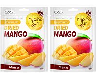 Фрукты сушеные Filipino Sun манго сушеное 100 гр набор 2 пачки