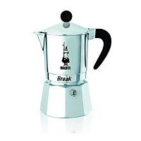 Гейзерная кофеварка Bialetti Break черная 3 порции 120 мл СЛ