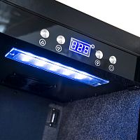 Монотемпературный винный шкаф Gemlux GL-WC-28C чёрный