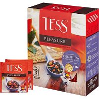 Чай в пакетиках Tess Pleasure (Плэжа) чёрный 100х1.5 г арт. 0919-09
