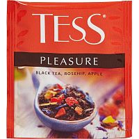 Чай в пакетиках Tess Pleasure (Плэжа) чёрный 100х1.5 г арт. 0919-09