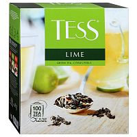 Чай в пакетиках Tess Lime (Лайм) зелёный 100х1.5 гр арт.0920-09