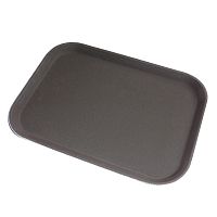 Поднос прямоугольный  Kitchen Muse JW-1418P 355х460 мм прорезиненный