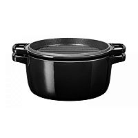 Кастрюля чугунная черная 3.8 л KitchenAid KCPI40CROB