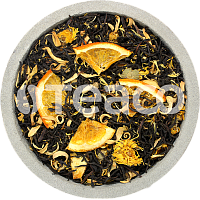 Чай чёрный ароматизированный Teaco Апельсин с черным индийским чаем календулой и имбирем 100 г