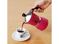 Гейзерная кофеварка Bialetti Fiametta Strawberry 3 порции красная СЛ