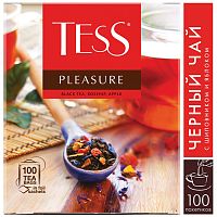Чай в пакетиках Tess Pleasure (Плэжа) чёрный 100х1.5 г арт. 0919-09