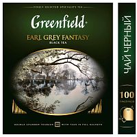 Чай в пакетиках Greenfield Earl Grey Fantasy (Эрл Грей Фэнтази) 100х2г арт. 0584-09