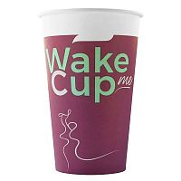 Стакан бумажный одноразовый WakeMeCup 400 мл 50 шт. HB90-530-0740
