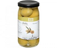 Оливки Just Greece зеленые с косточкой 360 г